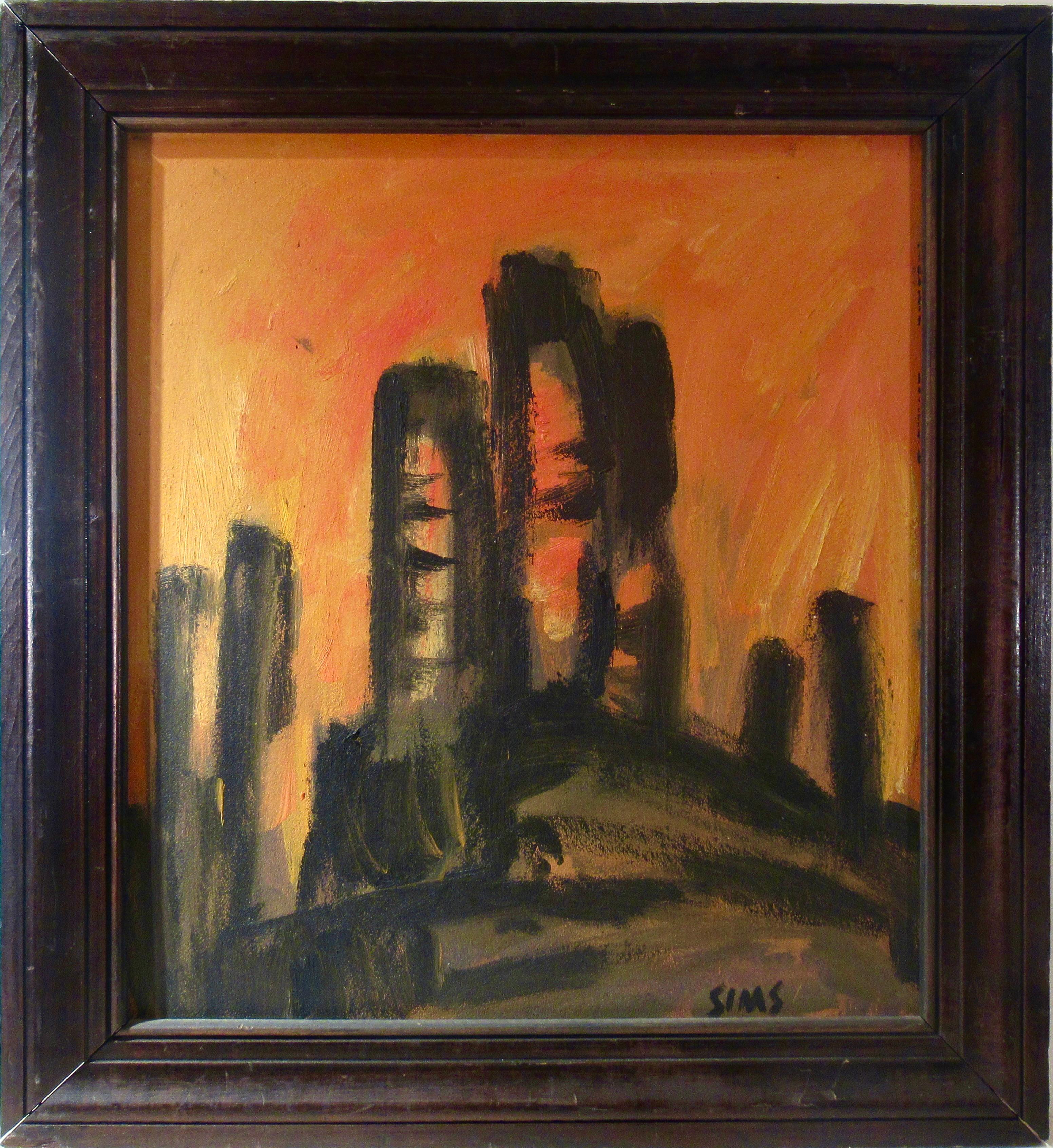 Landscape Painting di Harold Alvin Sims - Paesaggio