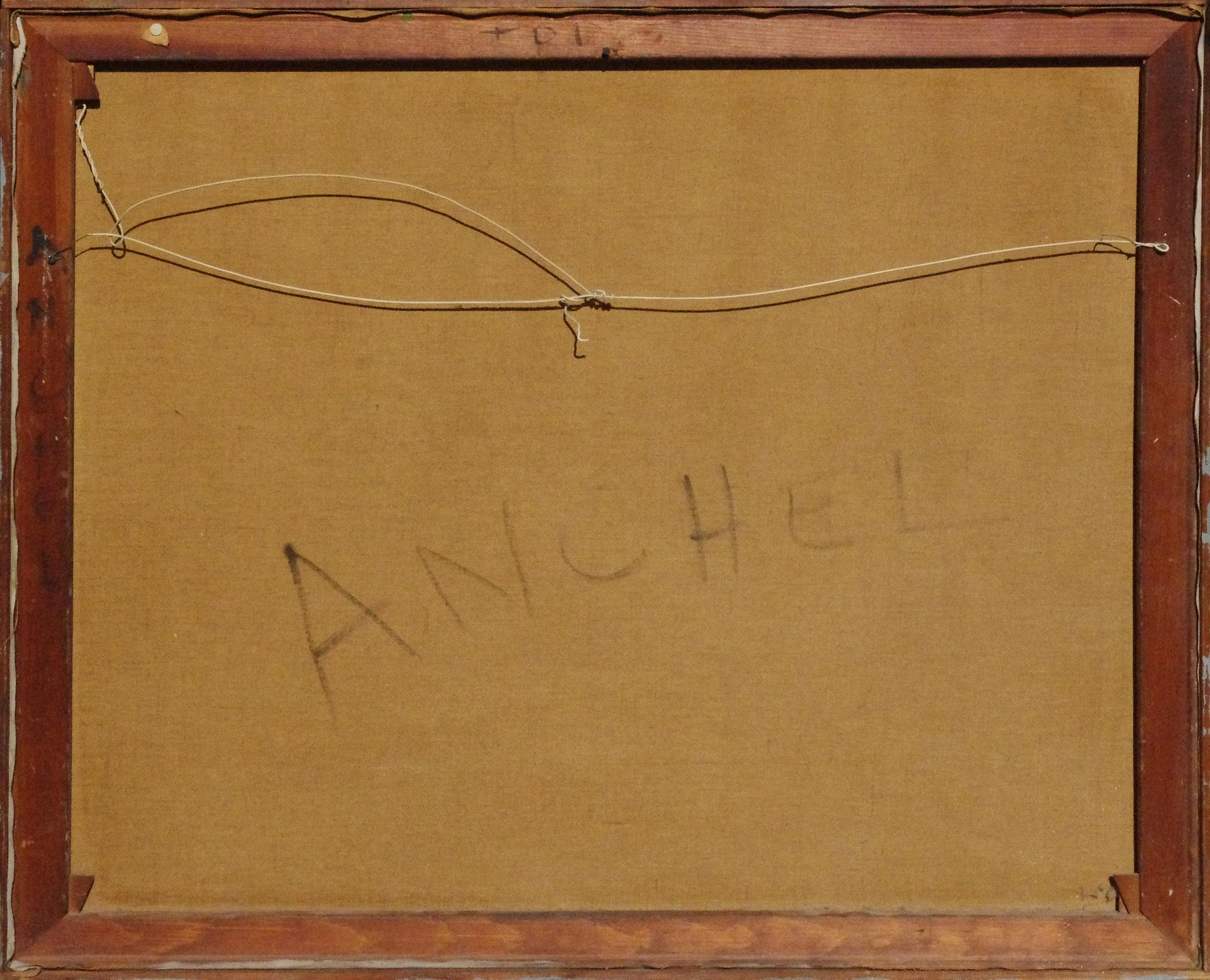 Pittura ad olio modernista americana di Harold Anchel in vendita 3