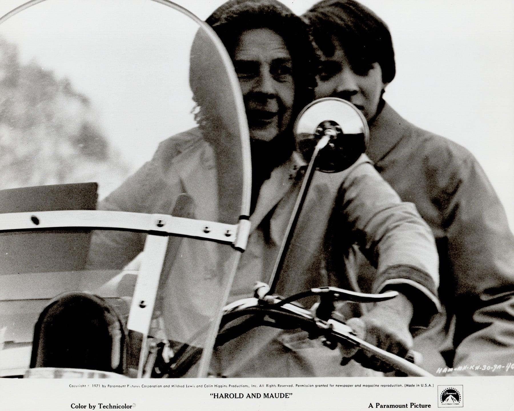 Harold und Maude (1971) Presse-Werbebild - gerahmt (Holz) im Angebot