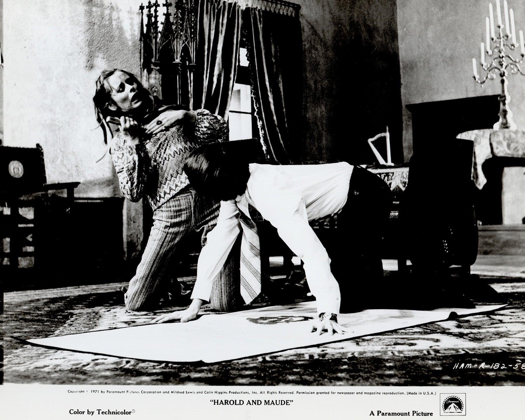 Harold und Maude (1971) Presse-Werbebild - gerahmt (Holz) im Angebot