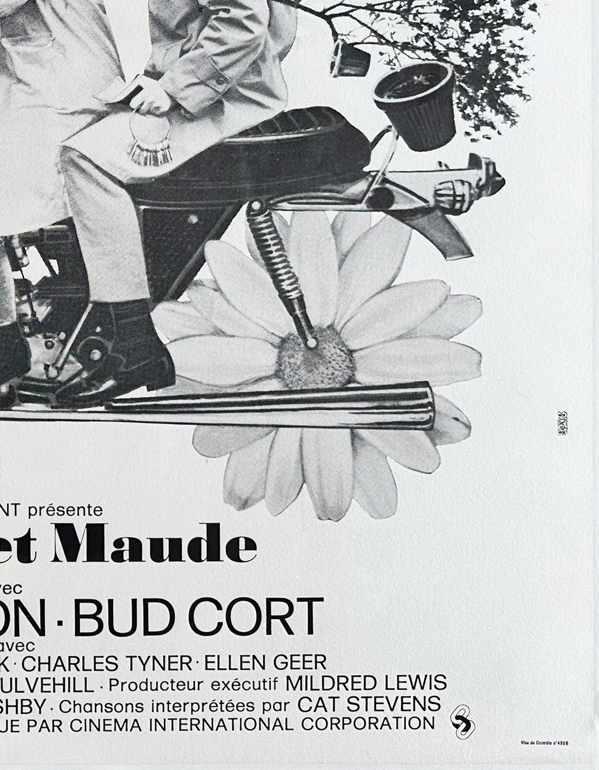 Lin Harold et Maude 1972 Affiche du grand film français en vente