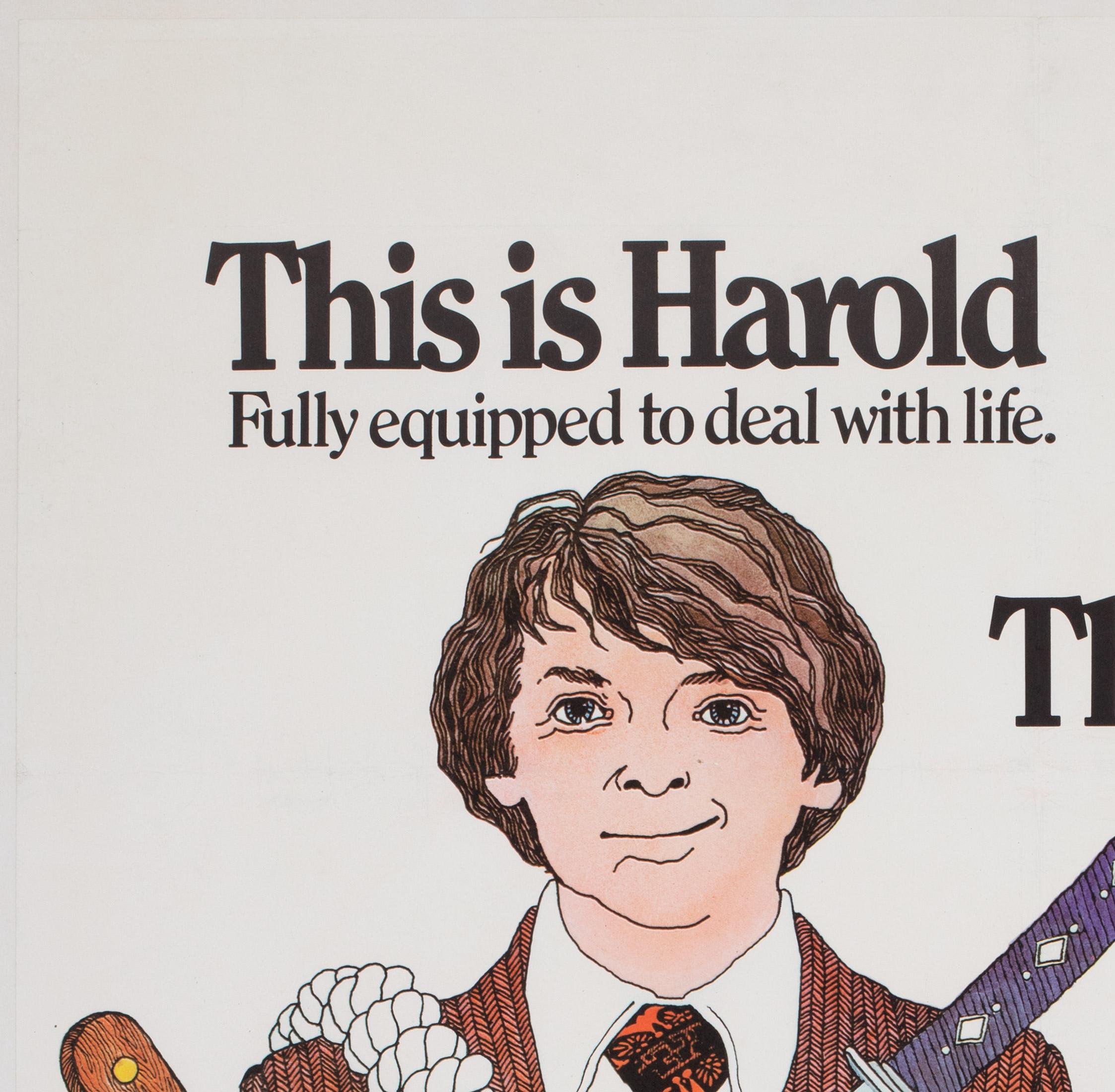 Britannique Affiche originale du film Harold and Maude (Harold and Maude), 1972, Royaume-Uni en vente