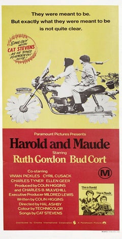 Harold and Maude Original Poster, 1971