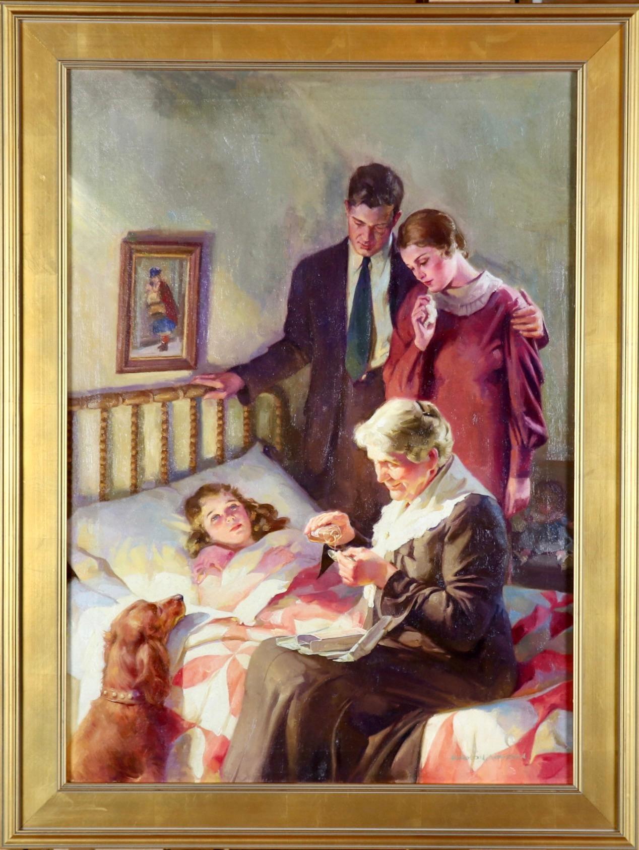Grandma Makes Everything Better - Painting by Harold Anderson