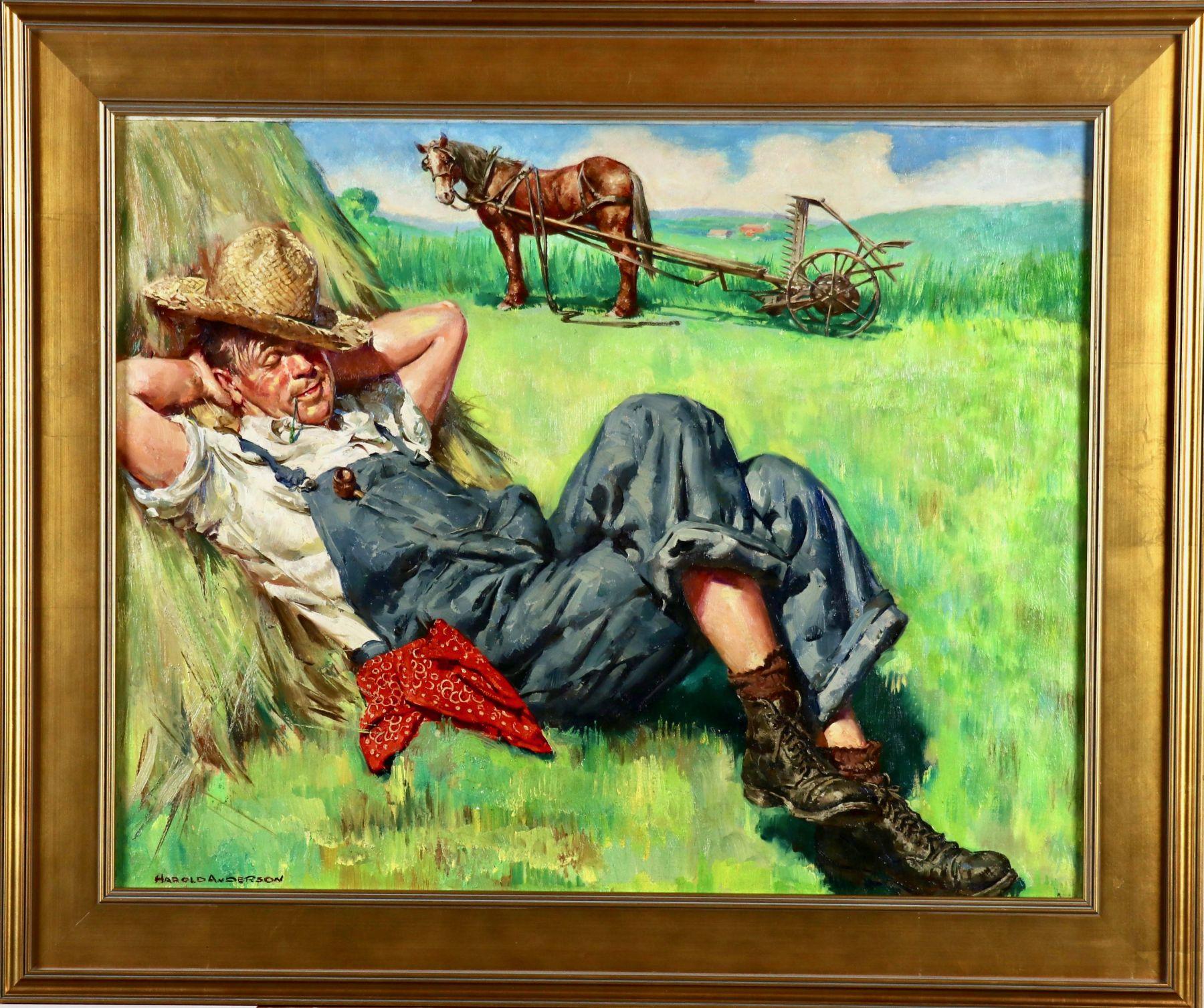 Midday Rest - Painting by Harold Anderson