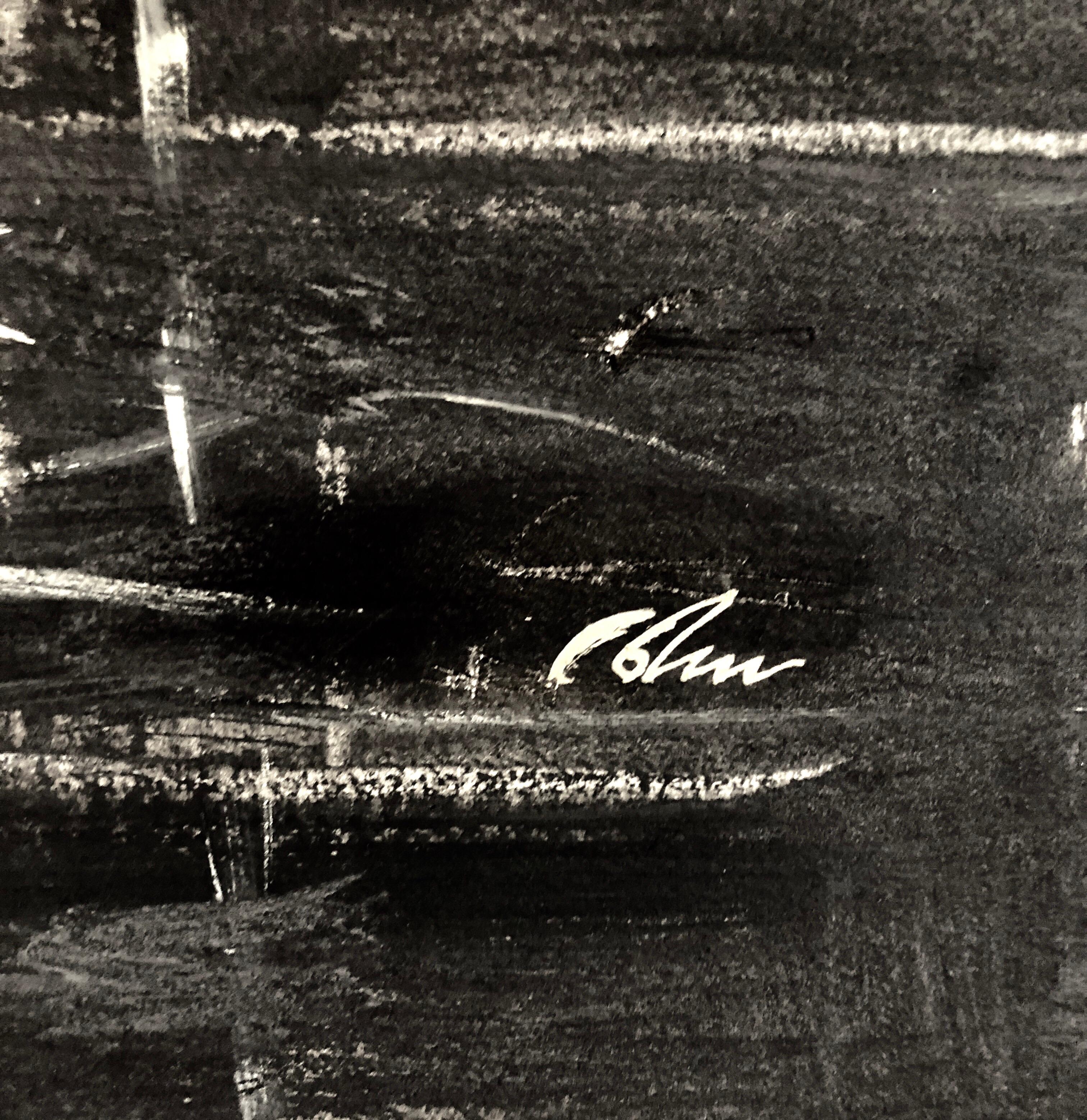 Dies ist ein zweiseitiges Gemälde. Nackte liegende Frau und ein beleuchtetes Schiff bei Nacht.
Harold Cohn  (1908 - 1982) 
Harold Cohn war in New Jersey, Michigan tätig/lebte dort.  Harold Cohn ist bekannt für modernistische