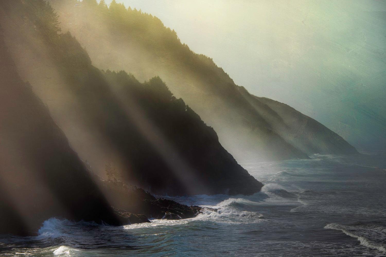 Harold Davis Color Photograph - Crepuscular Coast