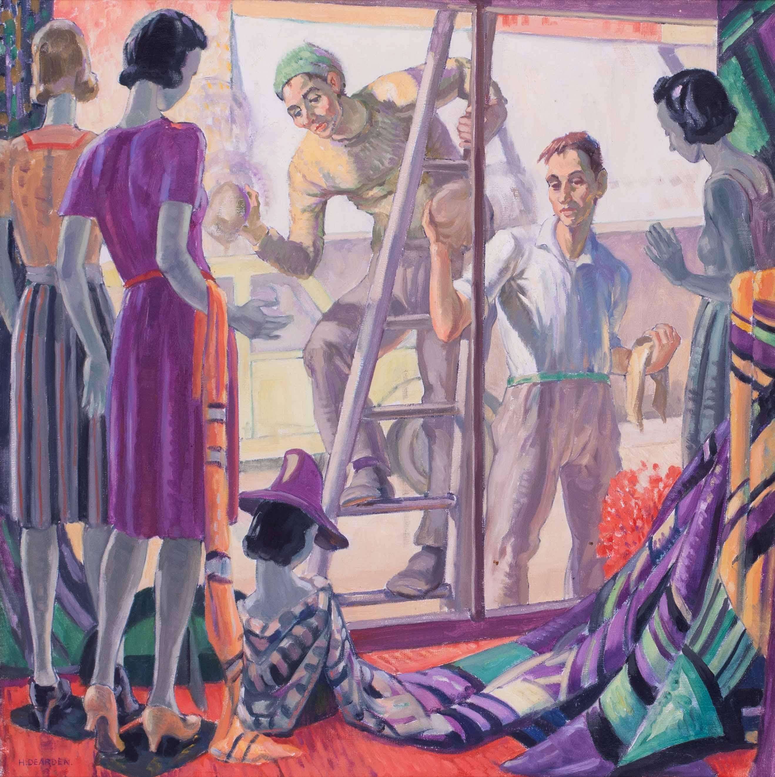 Dipinto a olio britannico di Harold Dearden dei primi del Novecento, 