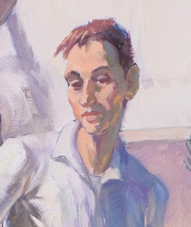 Dipinto a olio britannico di Harold Dearden dei primi del Novecento, 
