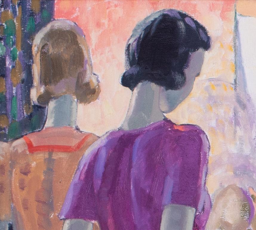 Dipinto a olio britannico di Harold Dearden dei primi del Novecento, 