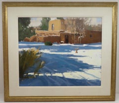 Vintage Harold Deist (1953-) American Impressionist Oil Painting COLORADO / SANTA FE 