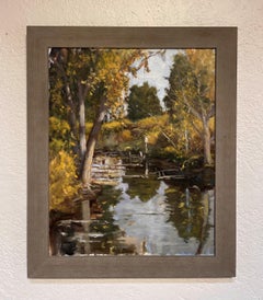 "Hudson Gardens" (2023) By Harold Deist, Original Impressionist Landscape