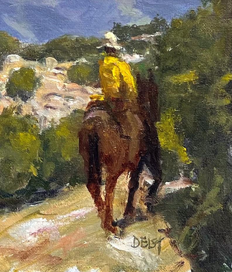 „Into The Wild“ (2022) von Harold Deist, Original-impressionistische Landschaft im Angebot 2