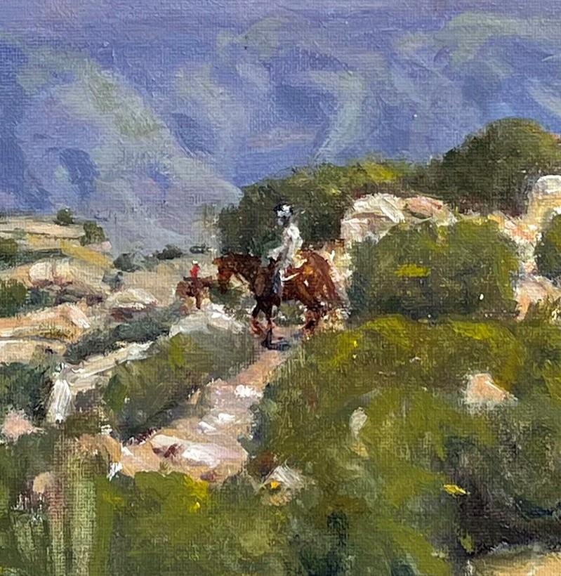 „Into The Wild“ (2022) von Harold Deist, Original-impressionistische Landschaft im Angebot 3