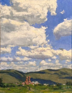 "Noon Sky at Sand Creek" (2022) By Harold Deist, Original Impressionist Painting