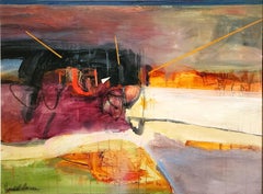 Harold E Larsen Original Painting " Space in Time "