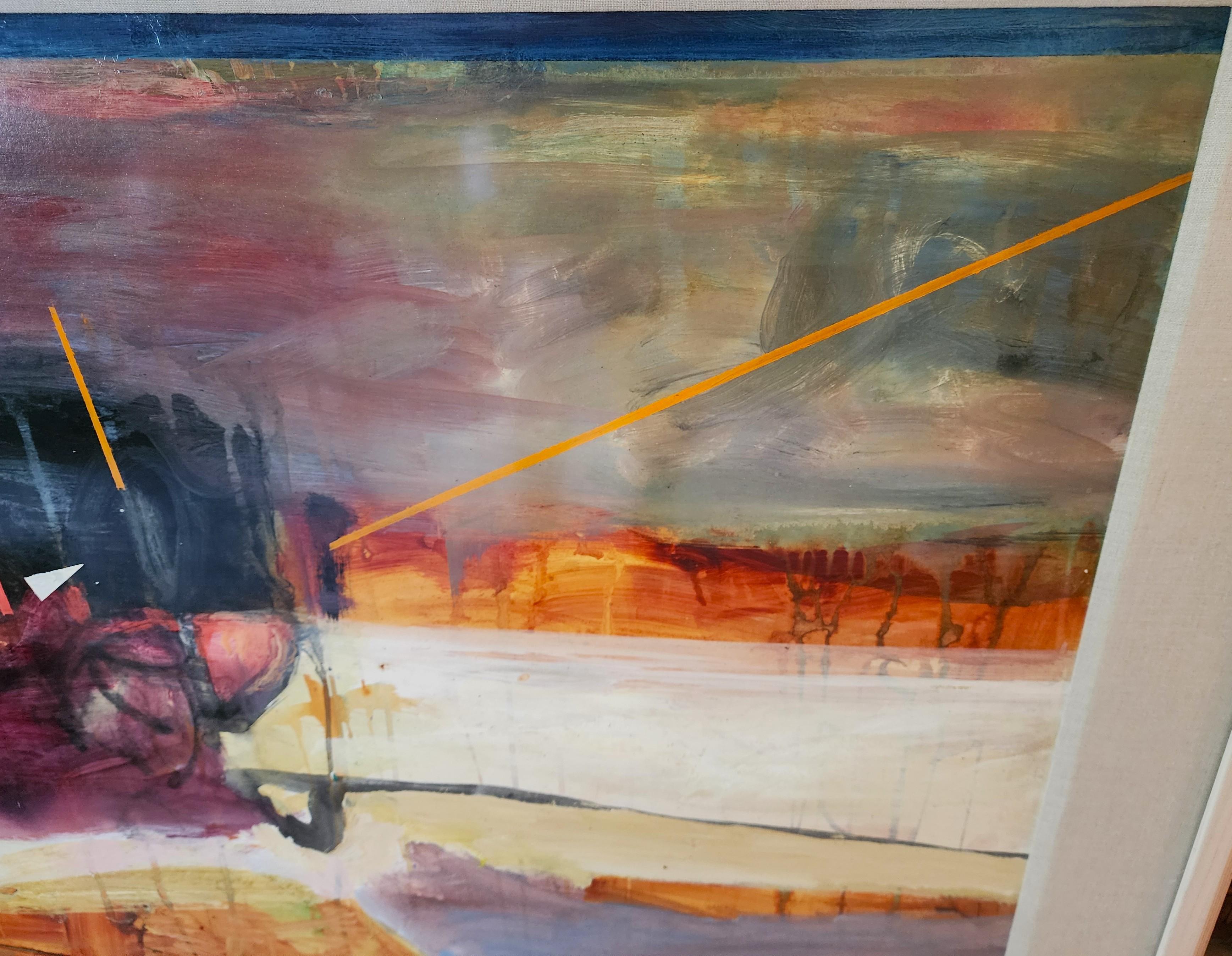 Harold E Larsen Originalgemälde 