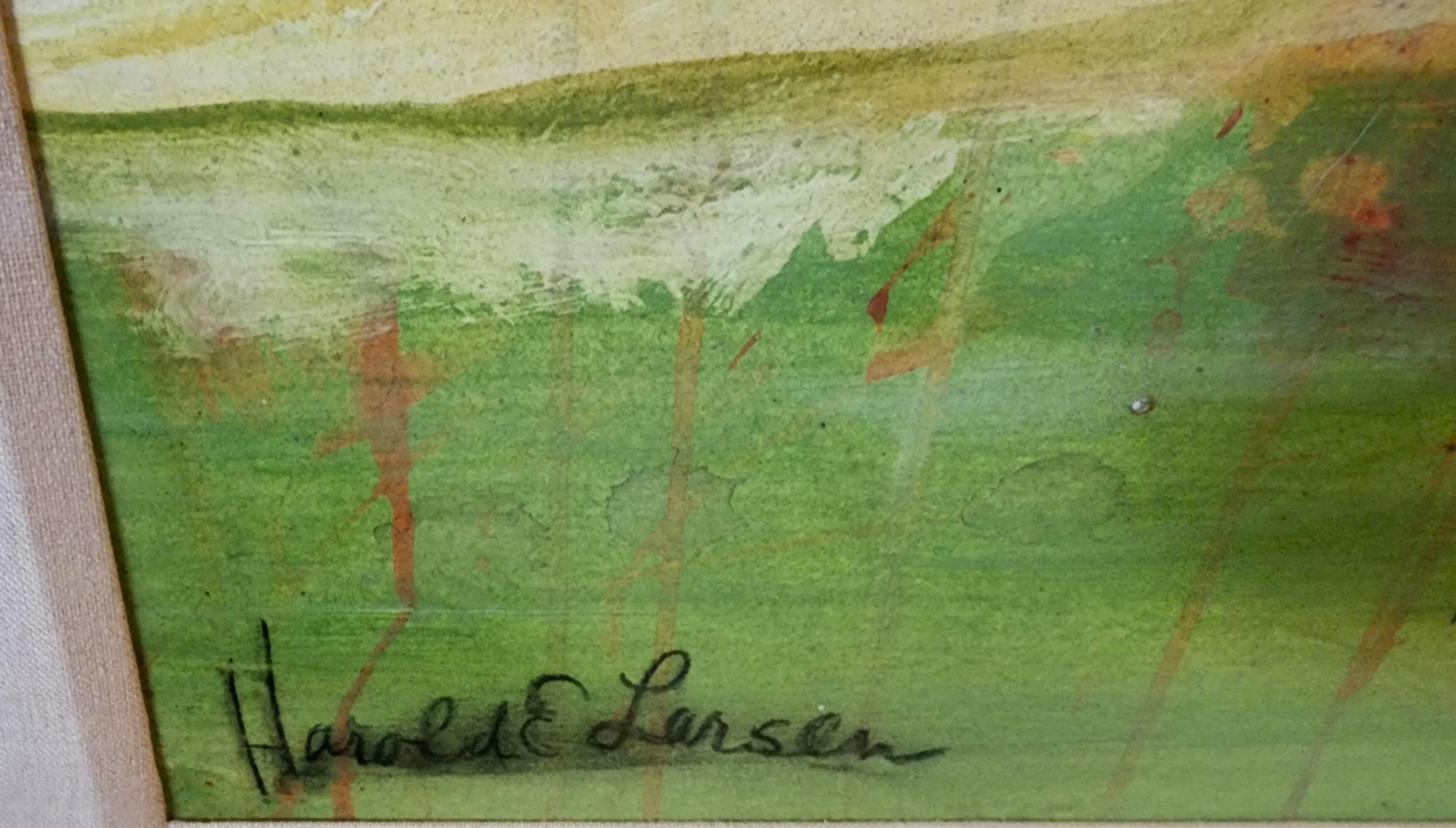 Harold E Larsen Originalgemälde 