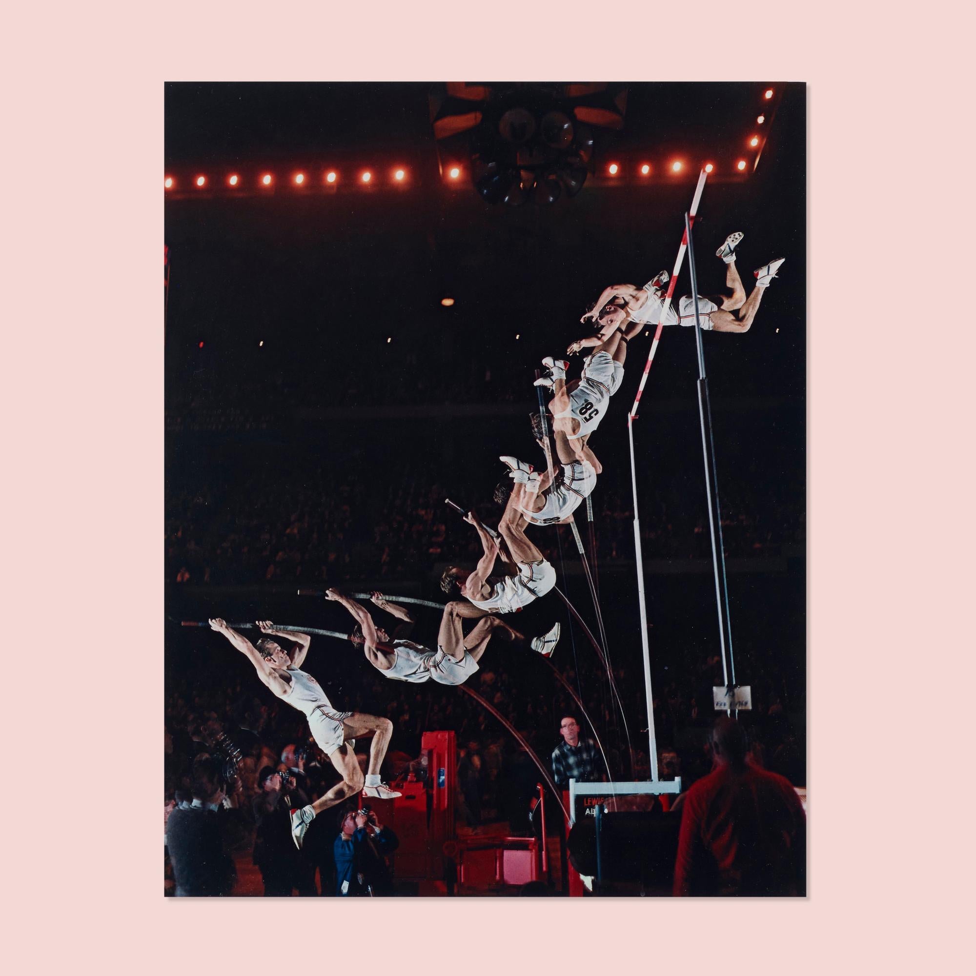 Pole Vaulter, David Tork, Farbfotografie von Harold Edgerton im Angebot 2
