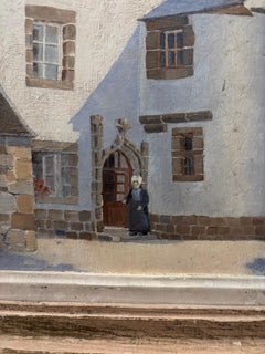 20th Century French Impressionist town scene