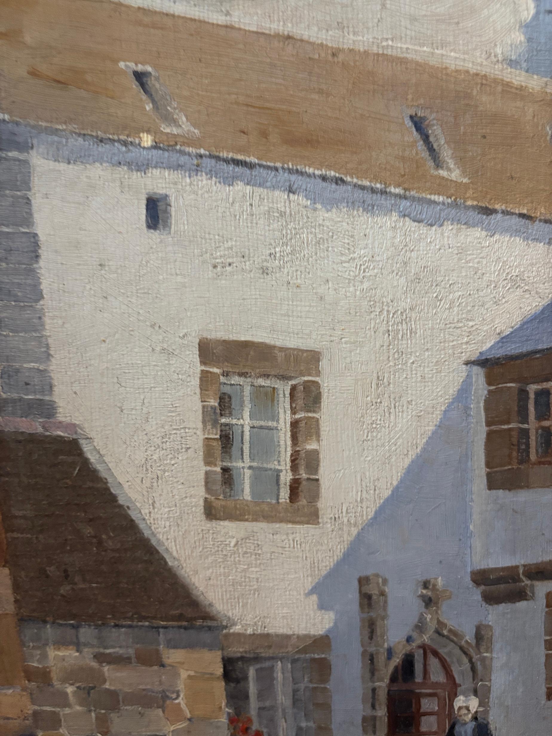 20e siècle Scène de ville impressionniste française en vente 1