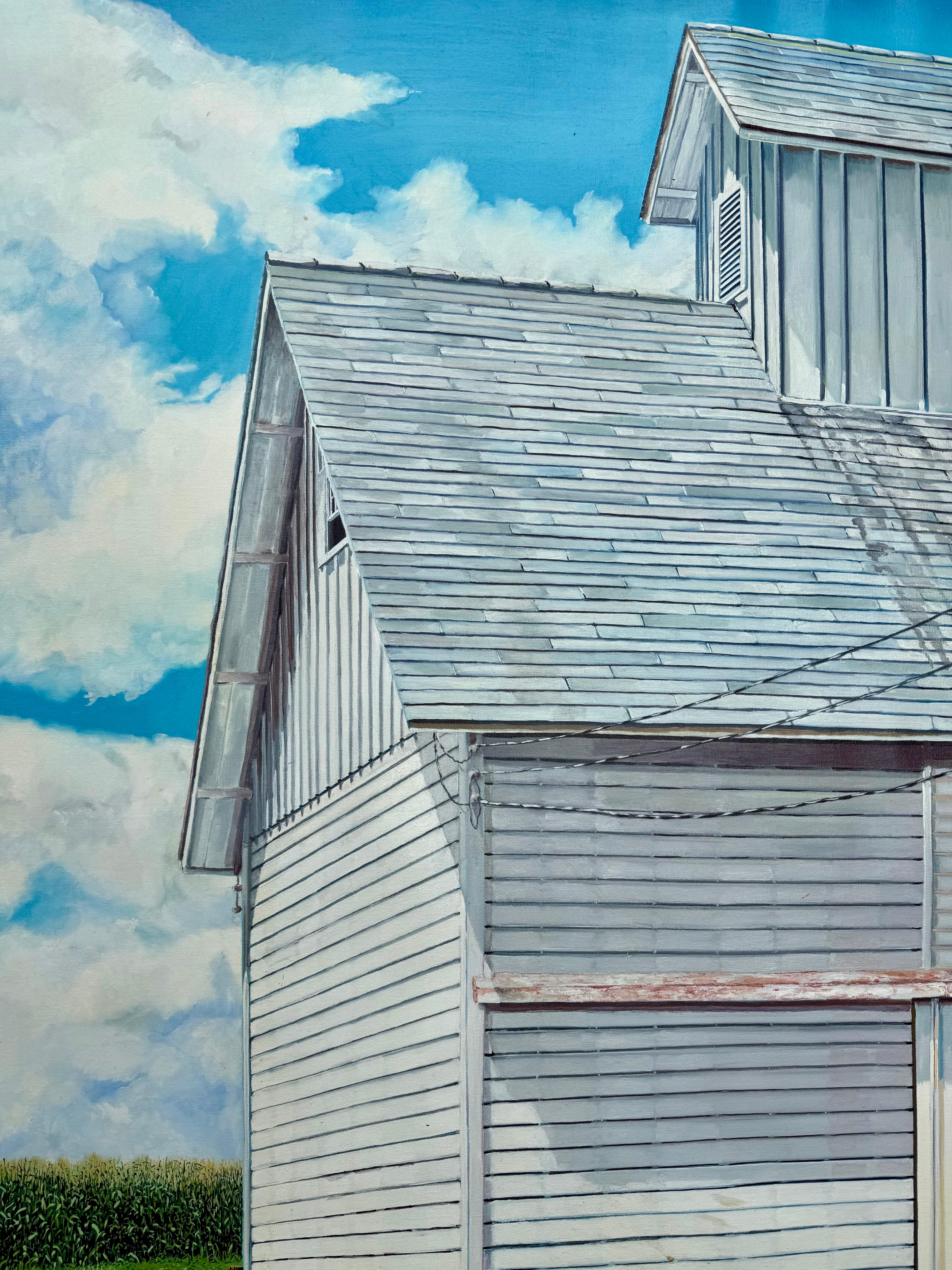 Harold Gregor Pintura Original Illinois Corn Crib No. 23 en venta 1