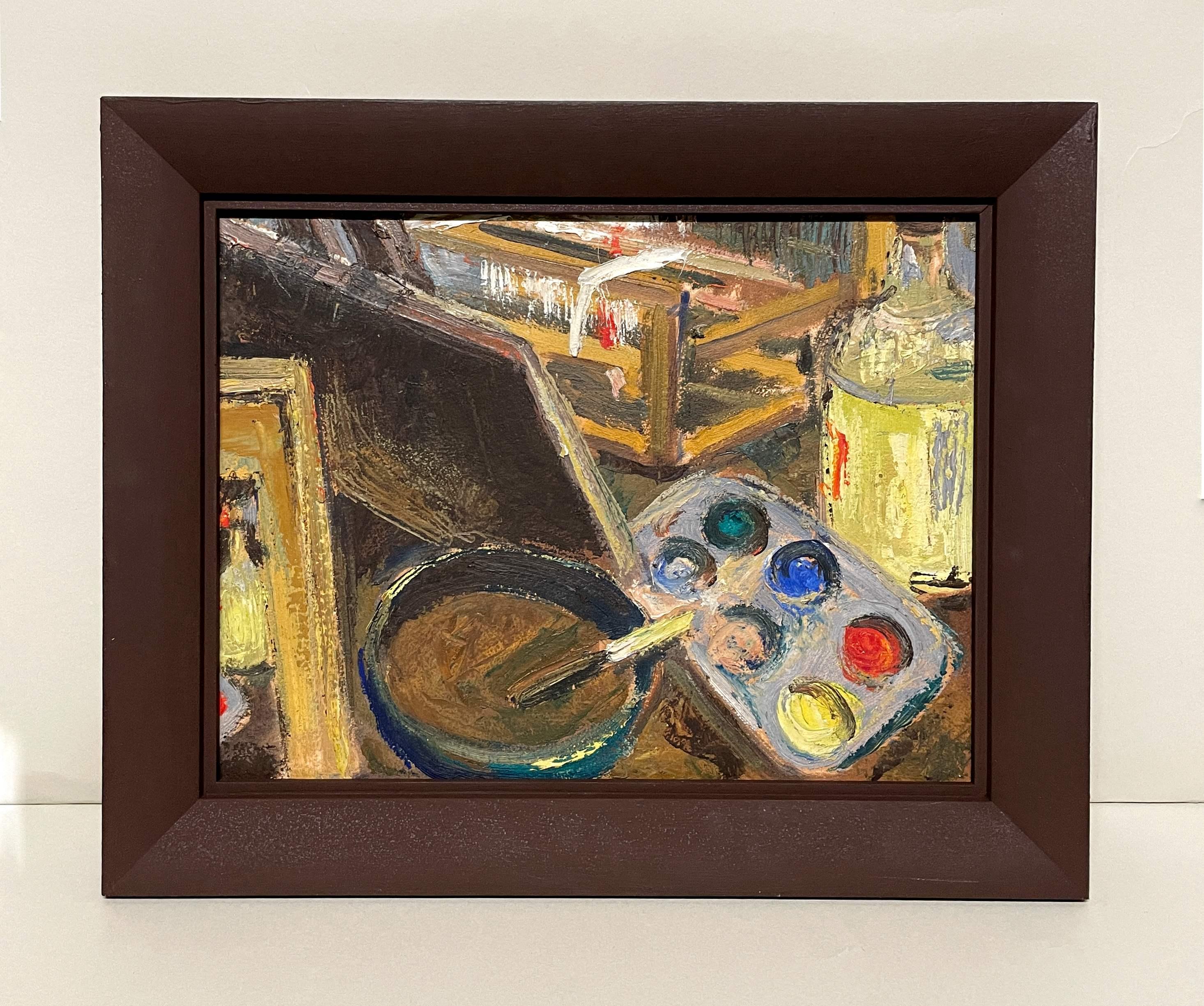 Un cautivador bodegón de 1944 sobre el Studio A del artista, por Harold Haydon en venta 2