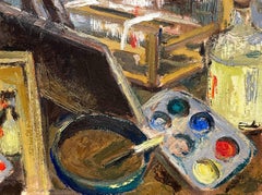 Une captivante nature morte de 1944 du Studio de l'artiste par Harold Haydon