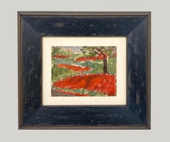 A Charming, Colorful 1939 Landscape Painting Depicting Alabama by Harold Haydon