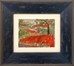 A Charming, Colorful 1939 Landscape Painting Depicting Alabama by Harold Haydon