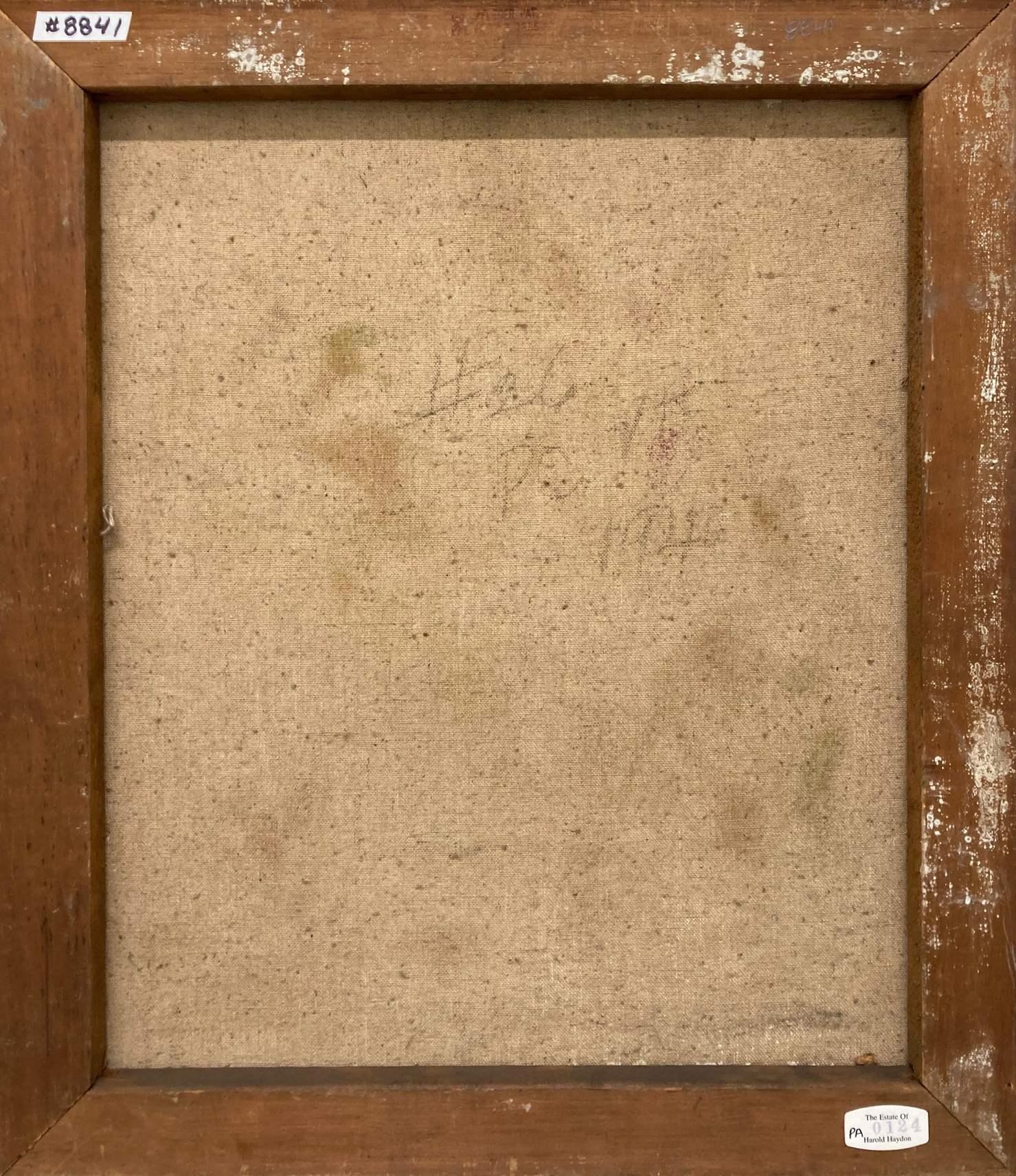 Un delizioso dipinto del 1940 raffigurante due donne che si rilassano dell'artista Harold Haydon in vendita 7
