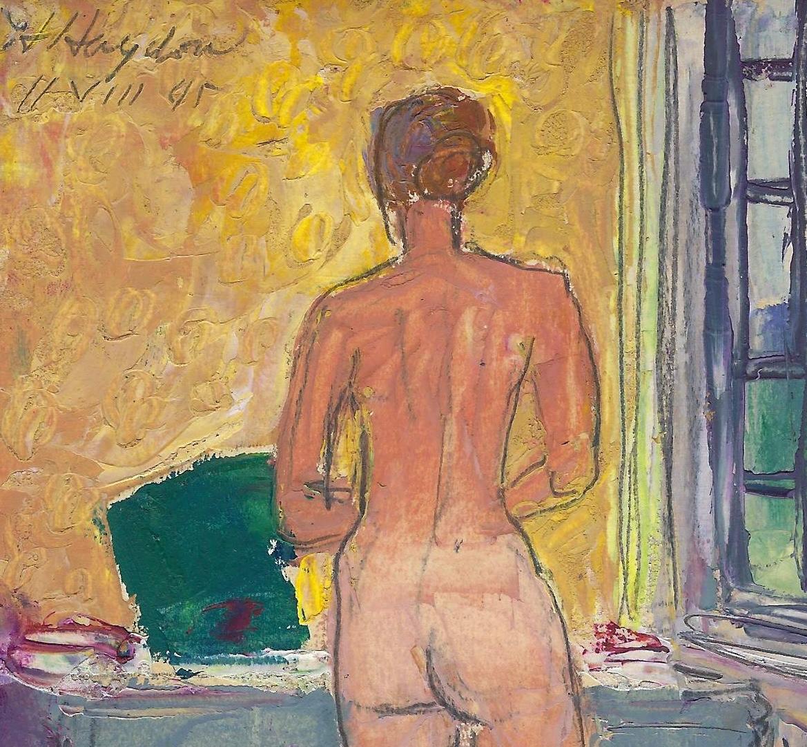 Una pintura humorística de 1945 titulada 