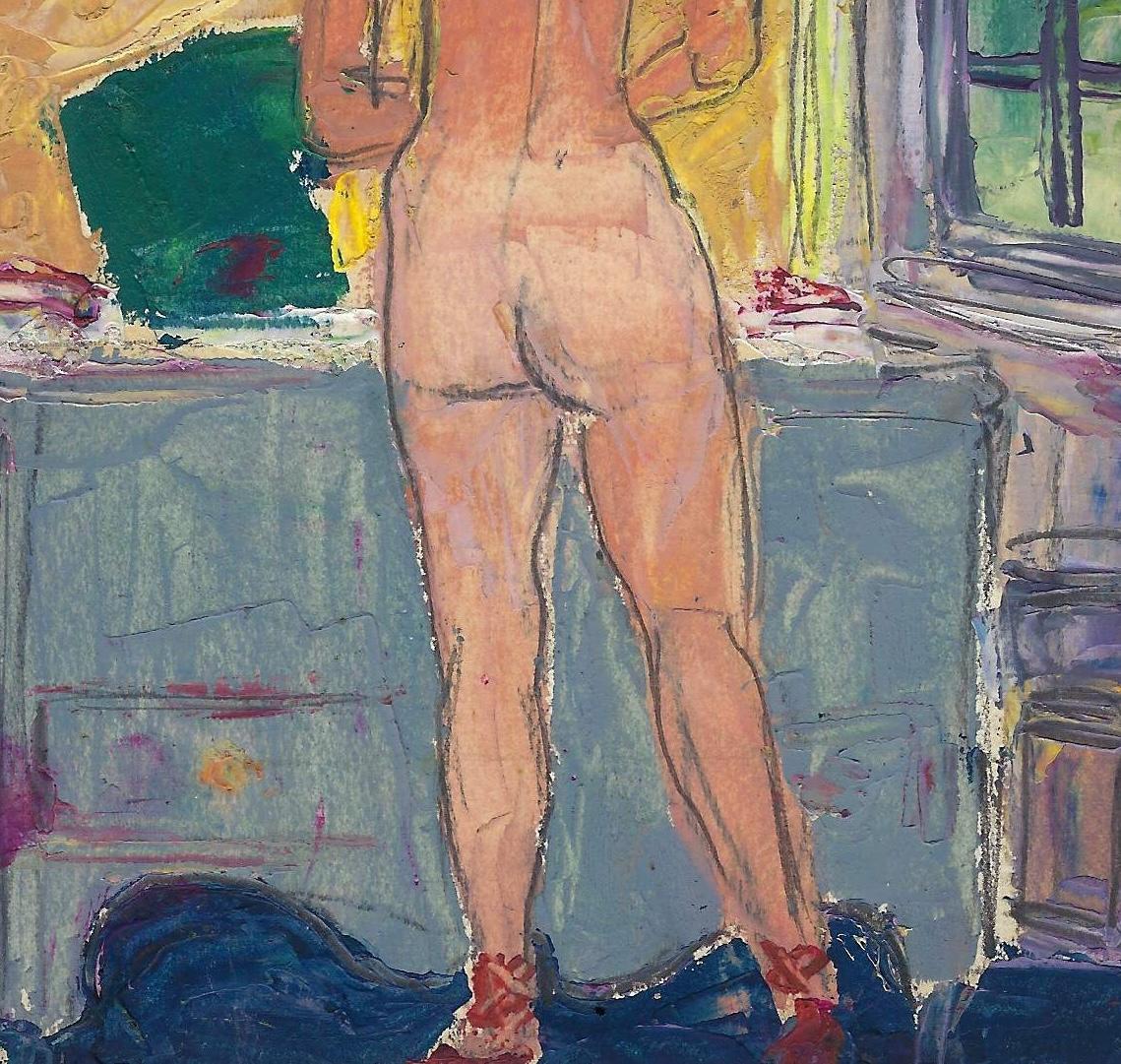 Una pintura humorística de 1945 titulada 