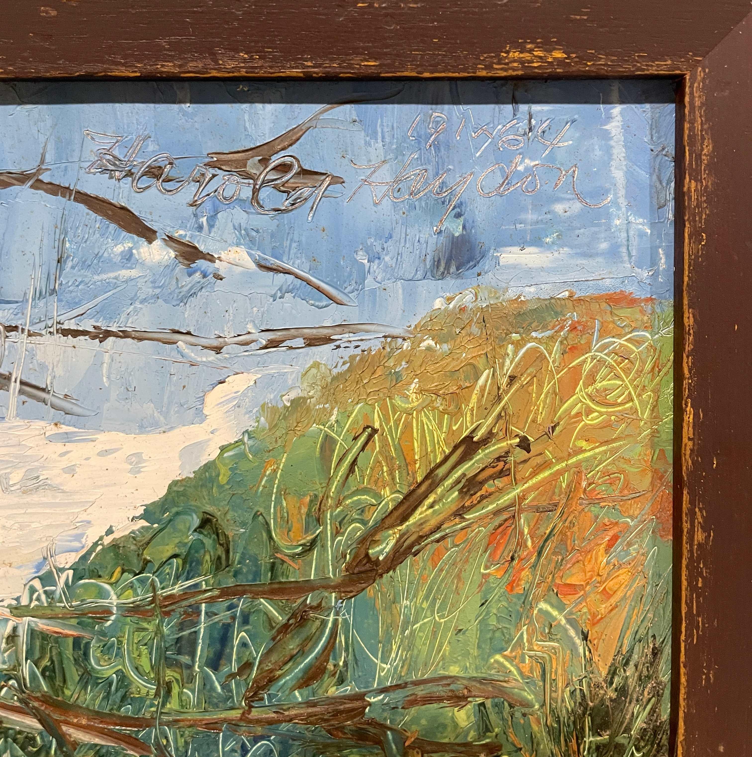 Eine lebendige, moderne Vermont-Landschaftsmalerei von Harold Haydon aus der Mitte des Jahrhunderts im Angebot 5
