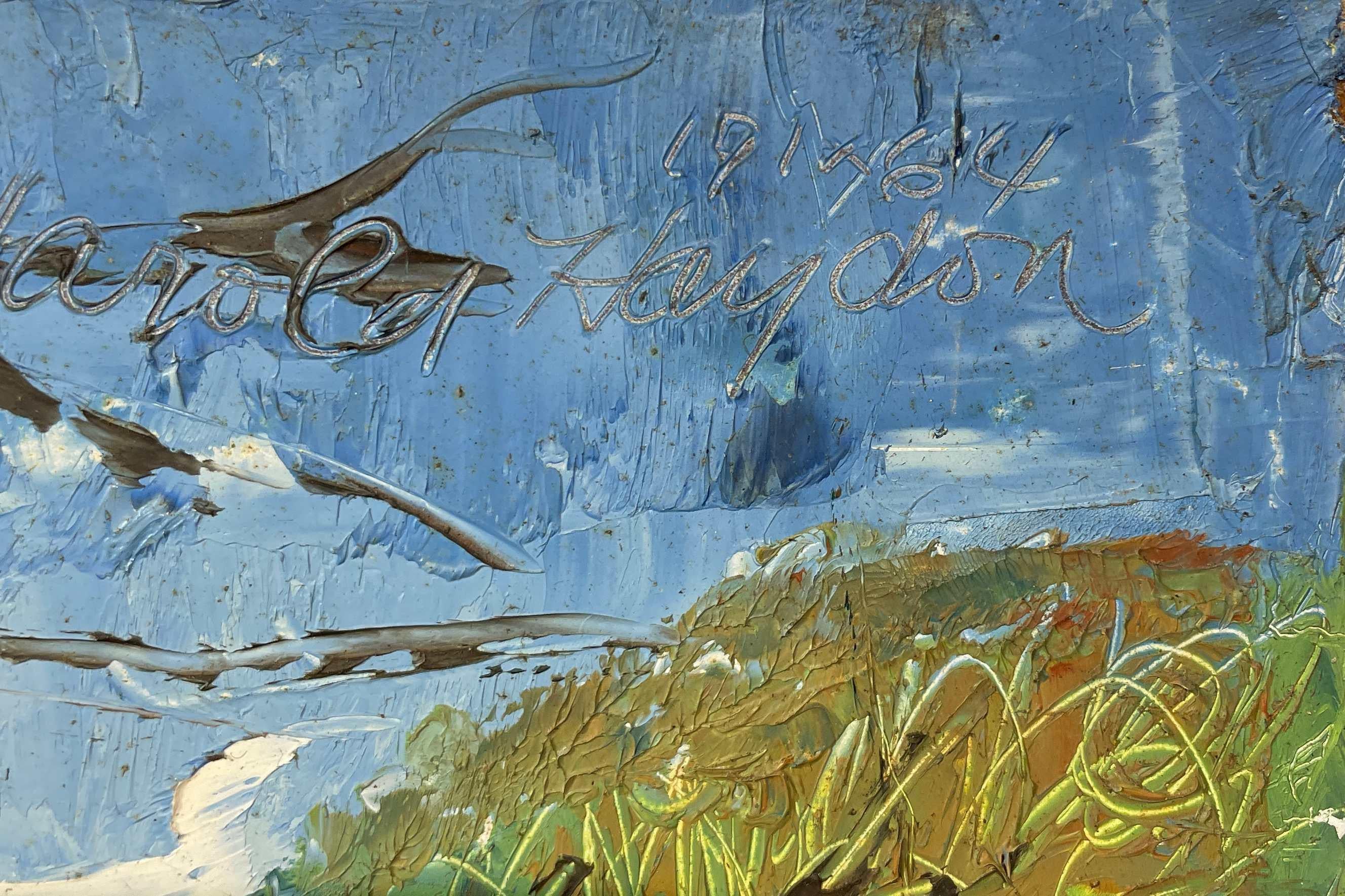 Eine lebendige, moderne Vermont-Landschaftsmalerei von Harold Haydon aus der Mitte des Jahrhunderts im Angebot 6