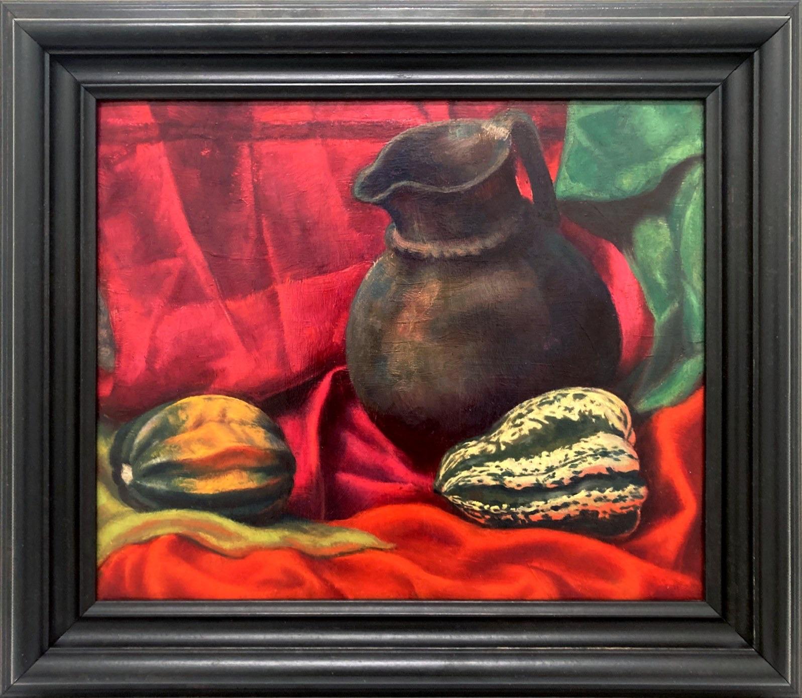 Untitled (Still Life with Pitcher and Squash) - Painting by Harold Haydon