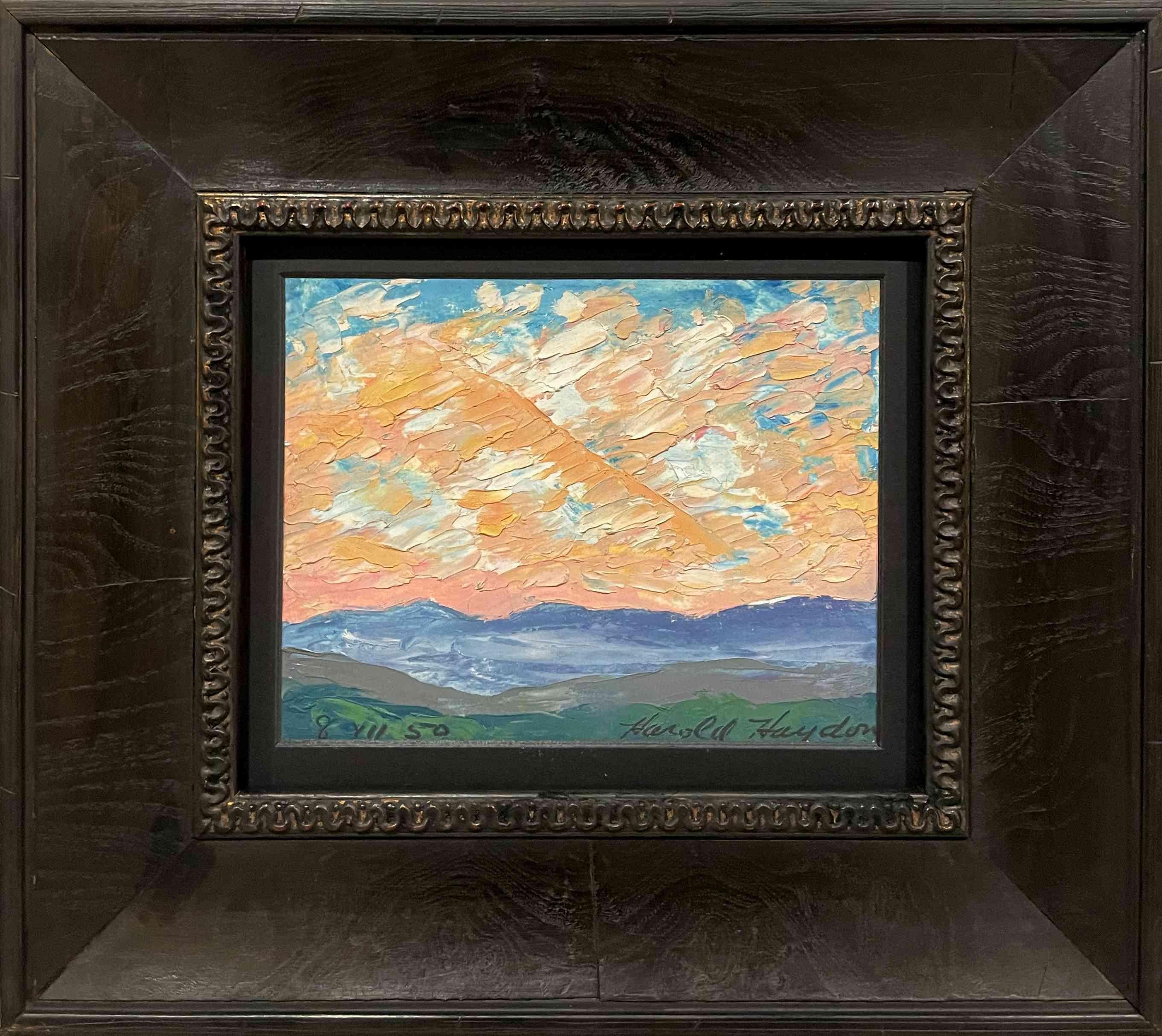 Untitled (Sunset) - Painting by Harold Haydon