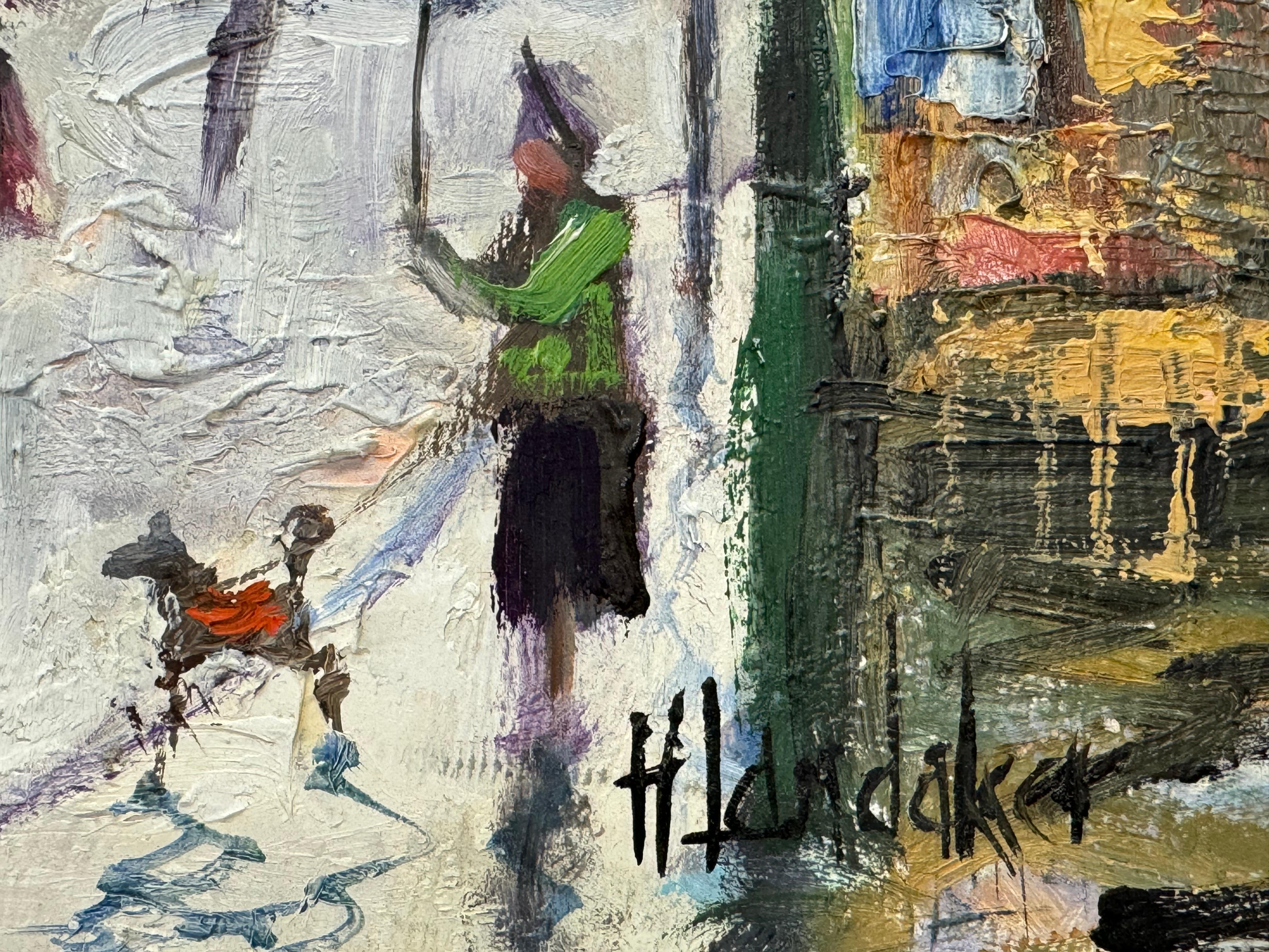 Harold Landaker  (1892-1966) Gemälde „April Showers“ im Angebot 2