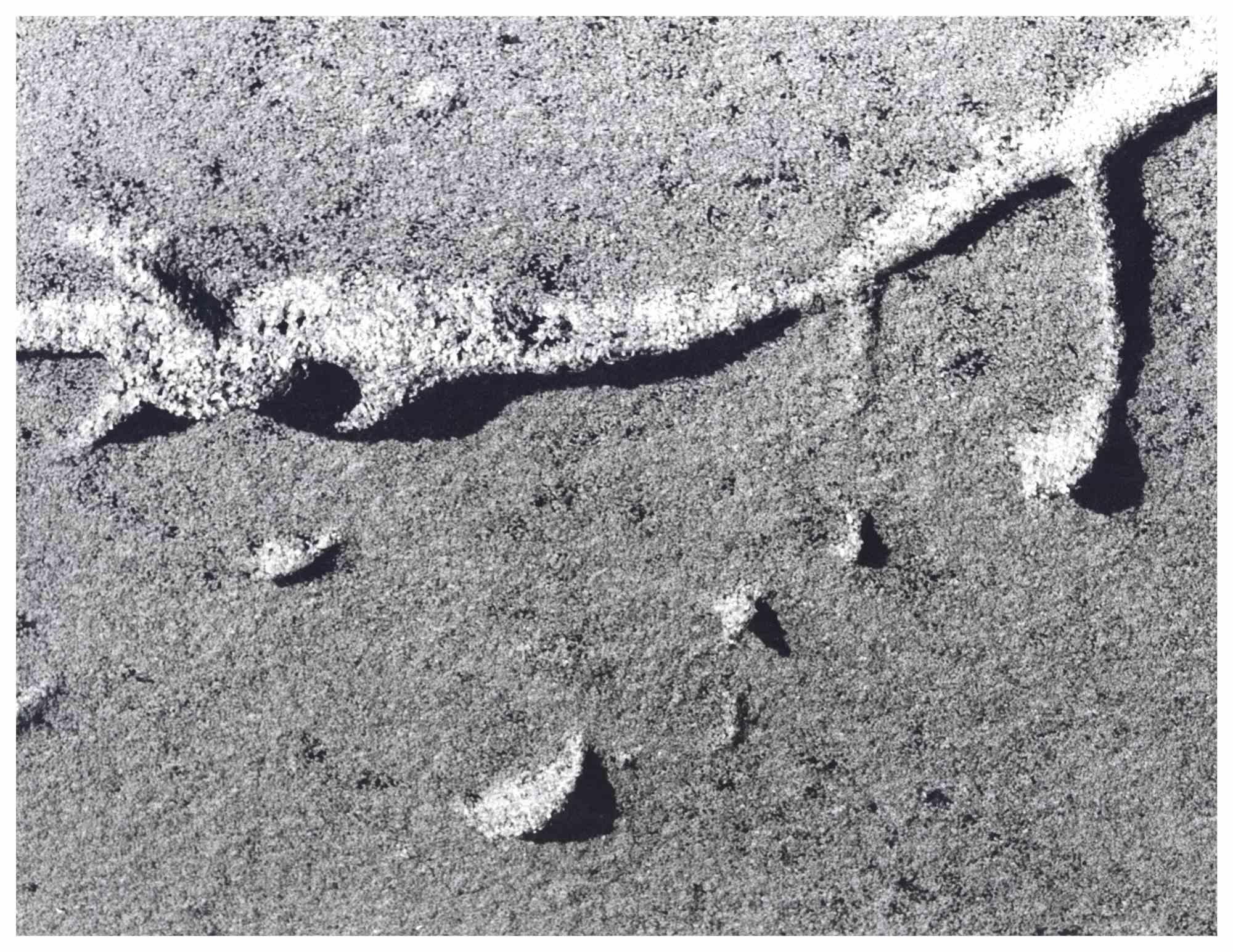 Harold Miller Null Landscape Photograph - Sand Shaped by Miller Null - Original Photograph - 1950s