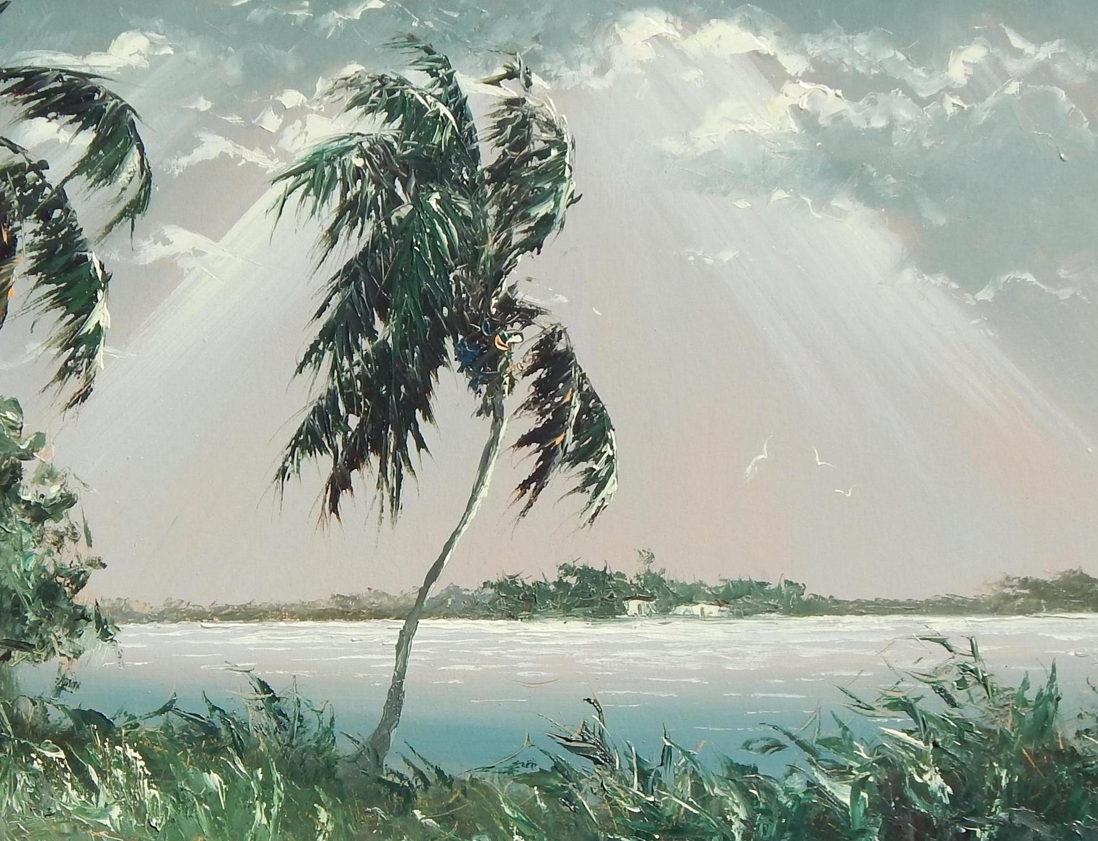 Harold Newton Florida Painter “Highwayman”, Beach Scene Painting 1