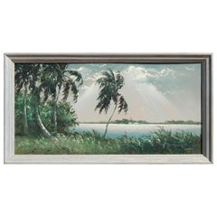 Vintage Harold Newton Florida Painter “Highwayman”, Beach Scene Painting