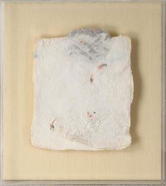 "Carta Series # 45, Paper Imbeds" Experimental Printmaking Wall Sculpture