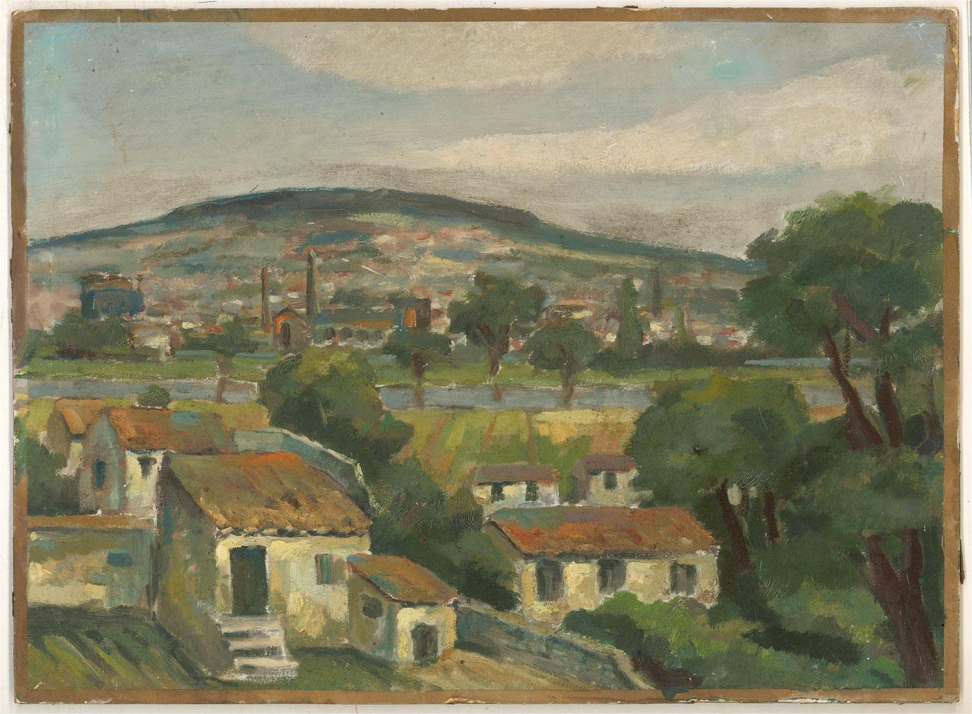 Harold Philip Matthews (1916-1984) - Mid 20th Century Oil, French Village 3