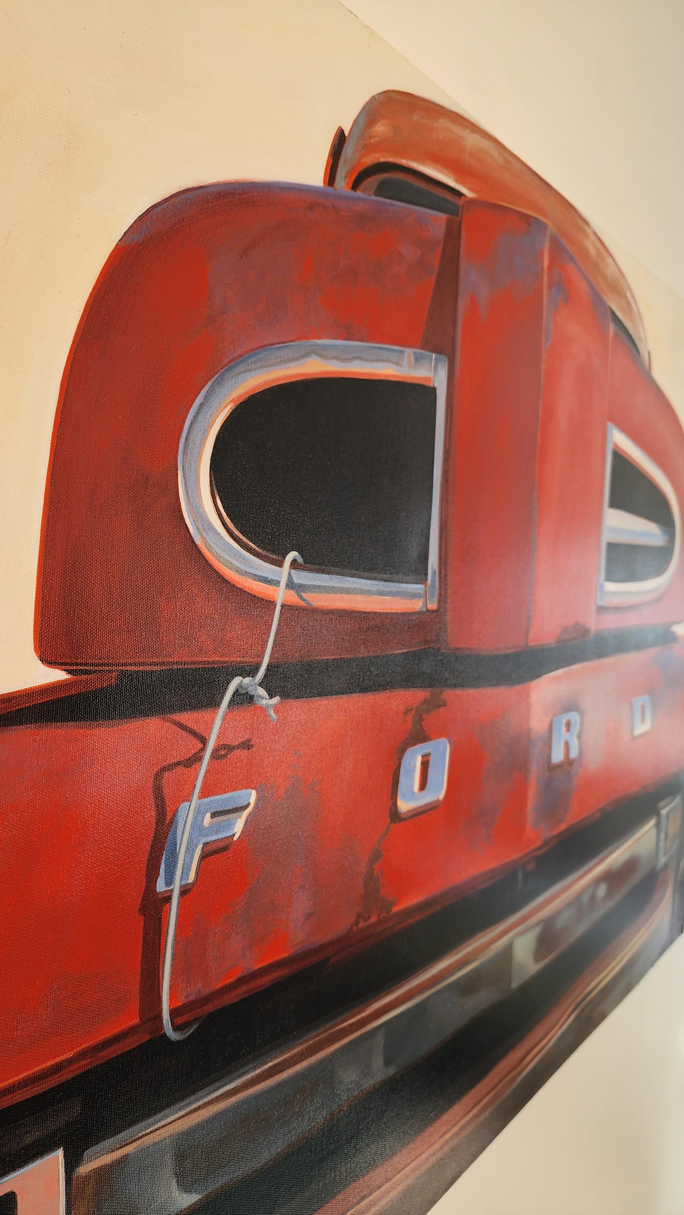 Red Marley (Americana, Still Life, Ford, Antique, Vintage, 30% OFF LIMITED TIME) 2