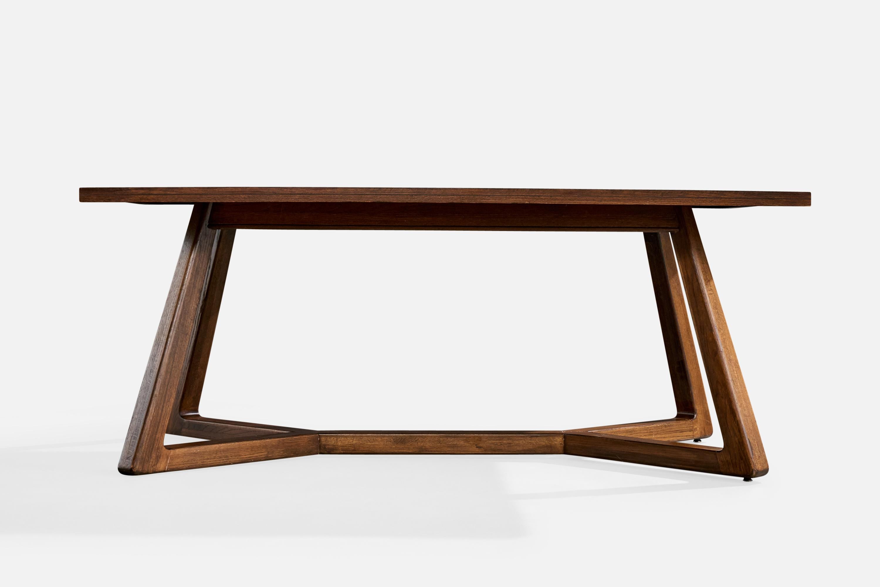 American Harold Schwartz, Dining Table, Wood, USA, 1950s For Sale
