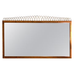 Harold Schwartz for RomWeber Burled Walnut Mirror