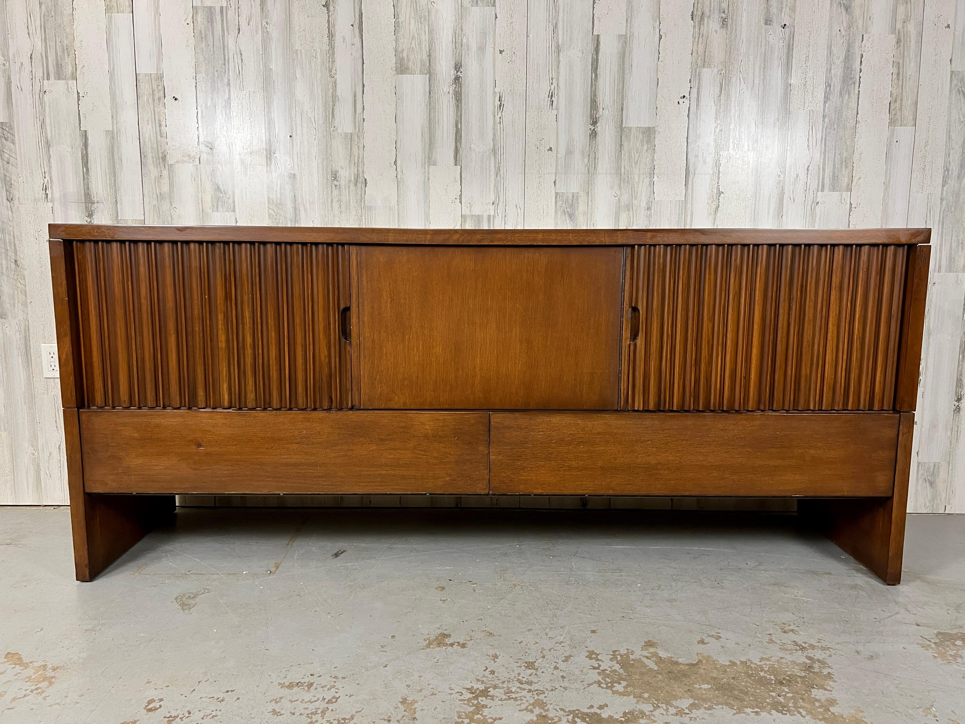 Mid-Century Modern Harold Schwartz for Romweber Credenza For Sale