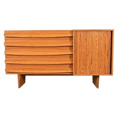Harold Schwartz for Romweber Mid-Century Modern Oak Dresser or Credenza, 1950s