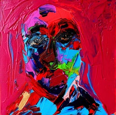 Untitled (Man of Color Series), Painting, Acrylic on Canvas