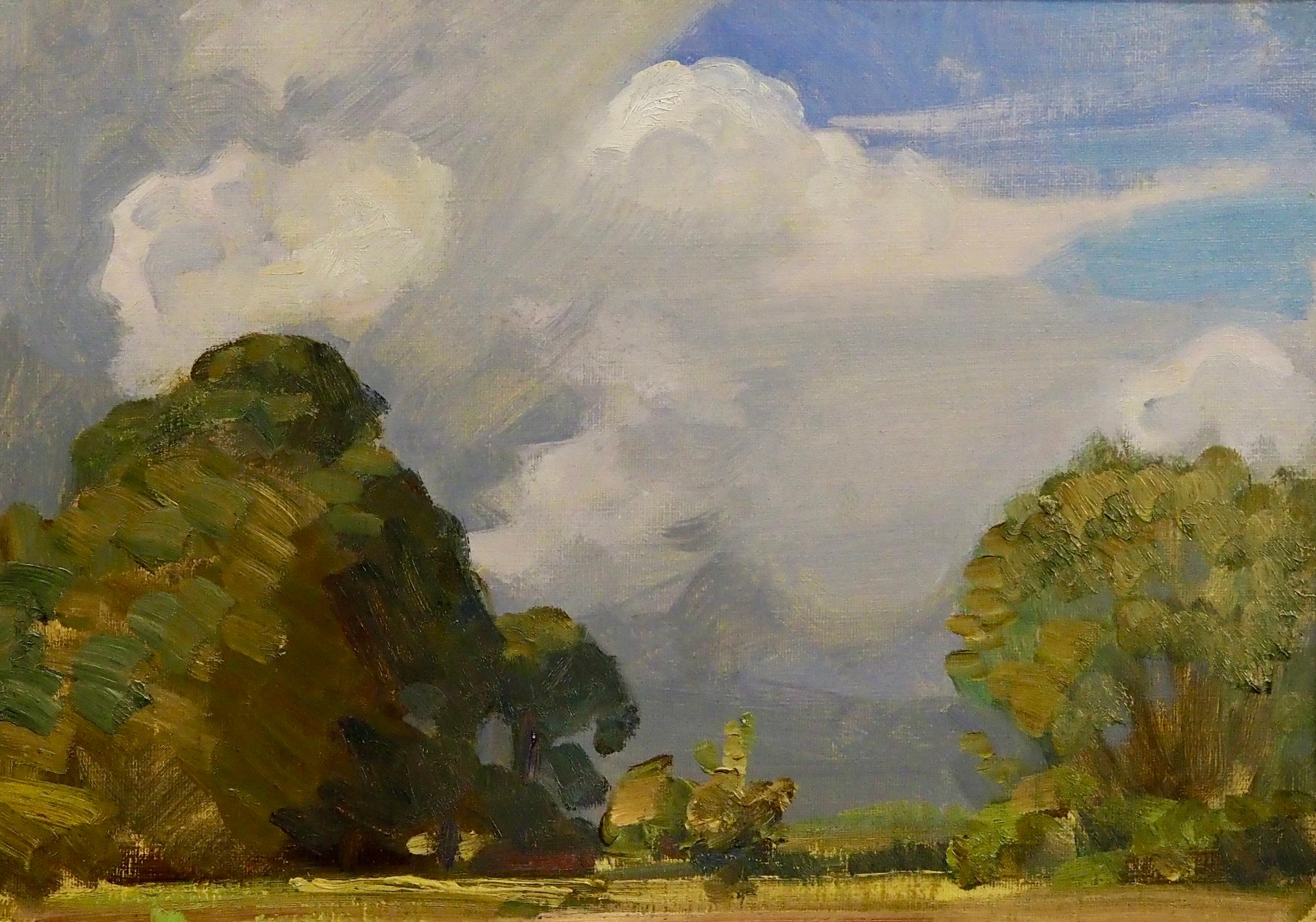 Landscape Study - Painting by Harold Speed
